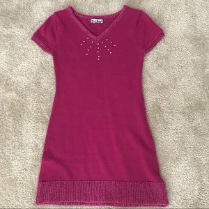 Blue Heart - Sweater Dress, Color Red, Size 14